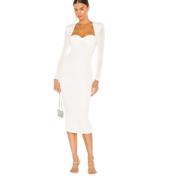 NEW MISHA Tara Dress Womens 8 Luxury Designer Elegant Formal - Picture 1 of 8